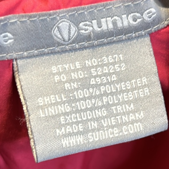 Sunice Windbreaker Pullover Half Zip Women’s size M Hot Pink Light Jacket - Picture 6 of 12